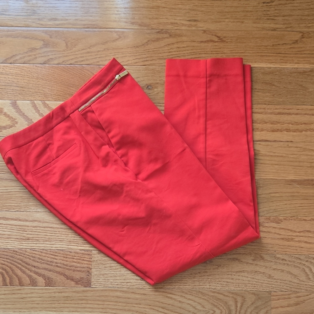 Tomato Red Slim Fit Dress Pant Size 6